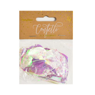 Konfety UH růžové/bílé perleť 15 g