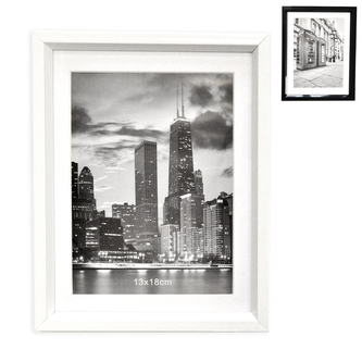 Fotorámeček UH bílý/černý 13x18 cm