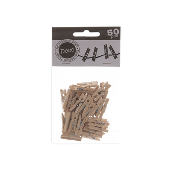 Kolíček dřevo hnědý 50 ks 2,5 cm