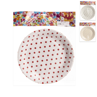 Talíř papír 12 ks pr. 24 cm