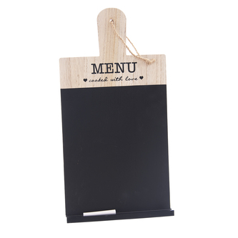 Tabule dřevo menu 24x3x45 cm