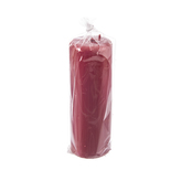 Svíčka válec lesk červená 280 g 6x12 cm