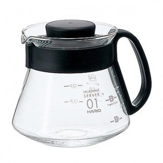 Konvice RANGE SERVER Hario V60 600ml černá (XVD-60B)