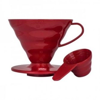 Dripper Hario V60 plastový červený (VD-02R)