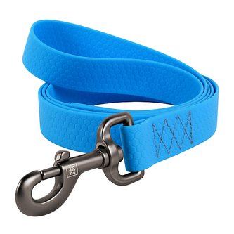 Vodítko voděodolné Waudog Collartex modré (183cm/1,5cm)