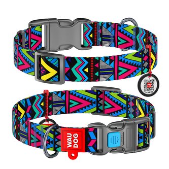 Obojek nylonový Waudog Indie QR (20-30cm/1,0cm)