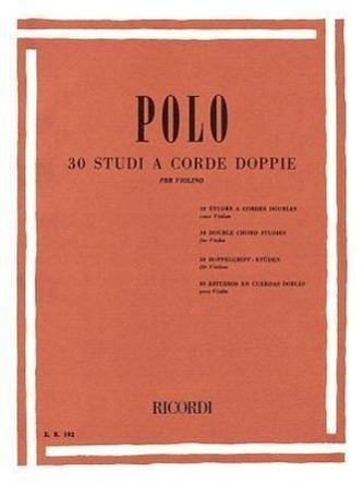 30 Double Chord Studies: Violin Method