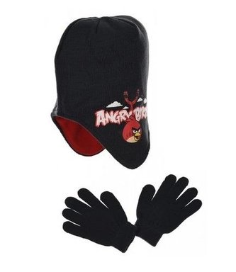 PERU ČEPICE A RUKAVICE ANGRY BIRDS - velikost 52