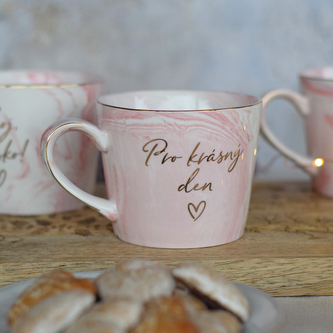Mramorový hrnek - Pro krásný den
