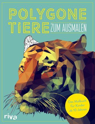 Polygone Tiere zum Ausmalen Polygone Tiere zum Ausmalen