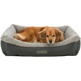 BENDSON Vital pelech s okrajem - tmavošedá/světlešedá - 90 x 60cm