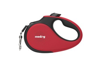 Reedog Senza Premium samonavíjecí vodítko S 15kg / 5m páska / červené