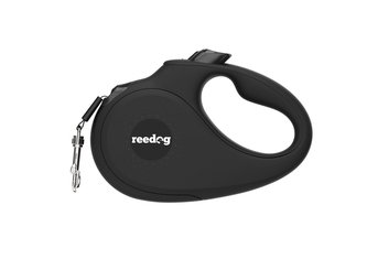 Reedog Senza Basic samonavíjecí vodítko M 25kg / 5m páska / černé