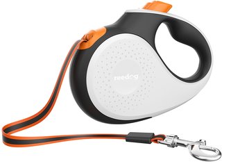 Reedog Senza Premium samonavíjecí vodítko XS 12kg / 3m páska / bílé s oranžovou