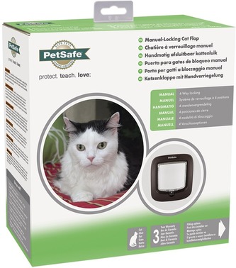 Dvířka PetSafe Deluxe pro psy a kočky-hnědá