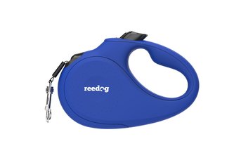 Reedog Senza Basic samonavíjecí vodítko M 25kg / 5m páska / modré Reedog Senza Basic samonavíjecí vodítko M 25kg / 5m páska / modré