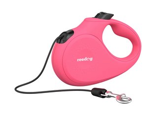 Reedog Senza Basic samonavíjecí vodítko M 20kg / 5m lanko / růžové