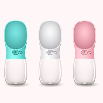 Reedog Aqua Travel cestovní láhev pro psy 350 ml-růžová