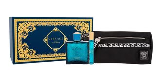 Versace Eros parfémovaná voda 100 ml + parfémovaná voda 10 ml + kosmetická taštička