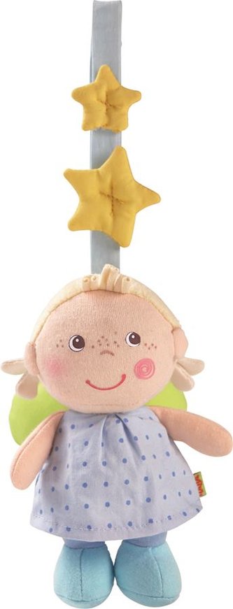Haba Textilní hračka na zavěšení Anjelik modrý