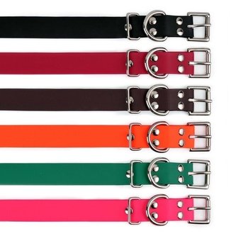 Obojek pro psa E-collar 1,8 x 75 cm - biothan-černá