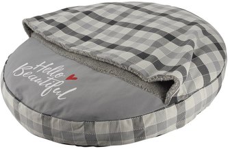 Nobby CAMPO donut pelíšek s přikrývkou šedá 75cm