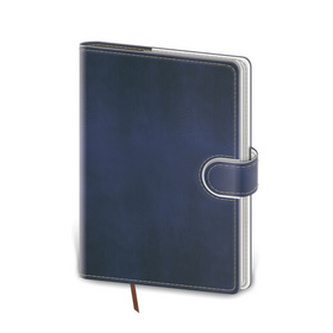 Diář 2019 - Flip/denní A5/modro/bílá