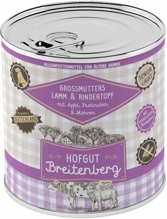 Hofgut Breitenberg Dog Grossmutters Lammtopf 800g