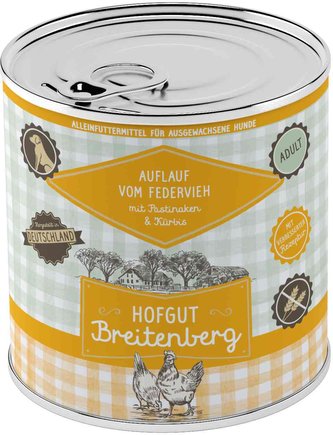Hofgut Breitenberg Dog Auflauf vom Federvieh 800g
