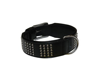 Nobby Vinto kožený obojek 55cm / 35mm černá