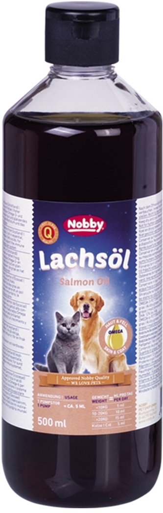 Nobby 100% lososový olej 500ml