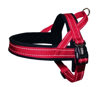 Nobby Classic Reflect Soft norský reflexní postroj červený M