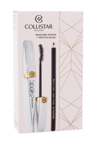 Collistar Shock řasenka Shock 8 ml + tužka na oči Kajal Pencil 1,2 ml Black