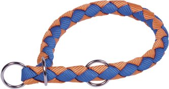 Nobby CORDA polostahovací kulatý obojek S oranžová