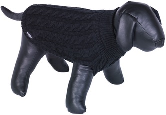 Nobby ADRI pletený svetr pro psy černá 26cm