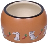Nobby RABBIT keramickámiska pro hlodavce hnědo-bílá 8 x 4,5 cm