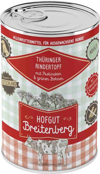 Hofgut Breitenberg Dog Thüringer Rindertopf 400g