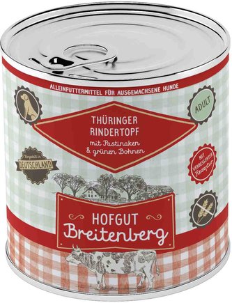 Hofgut Breitenberg Dog Thüringer Rindertopf 800g