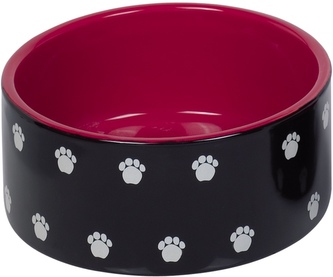 Nobby keramická miska PATA černo-červená 18,0 x 7,0 cm / 1,10 l
