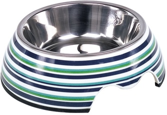 Nobby Stripe nerez miska v barevném pouzdře 160ml