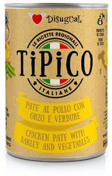 Disugual Tipico Dog Kuřecí, ječmen a zelenina konzerva 400g