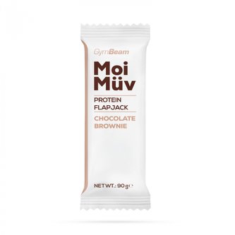MoiMüv Protein Flapjack - GymBeam - banánová čokoláda - 90 g