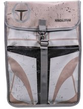 Multifunkční batoh Star Wars|Hvězdné Války: The Mandalorian (objem 11,5 litrů|29 x 40 x 10 cm) šedý polyuretan