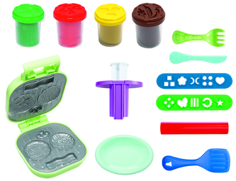 Veselá modelína burger 4x56g