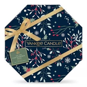 YANKEE CANDLE Adventní věnec (svícen+24ks čajových svíček)