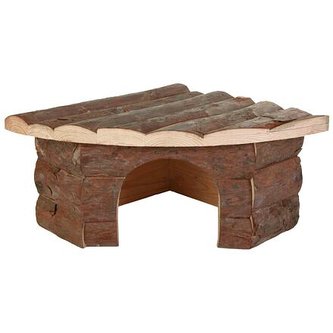 Dřevěný dům rohový JESPER pro morče 32x13x21/21cm