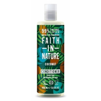 Faith in Nature Hydratační přírodní kondicionér pro normální a suché vlasy Kokos (Hydrating Conditioner) Objem 400 ml woman