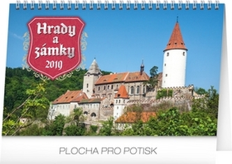 Kalendář stolní 2019  - Hrady a zámky, 23,1 x 14,5 cm