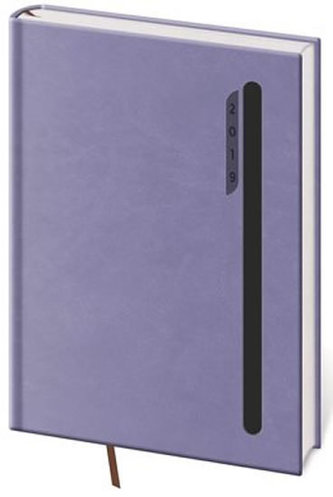Diář 2019 - Violet/týdenní A5/fialová
