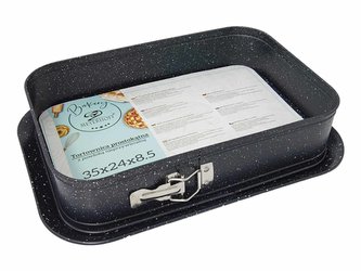 Plech na pečení 35x24x8,5 cm nepřilnavý povrch TR-K35M